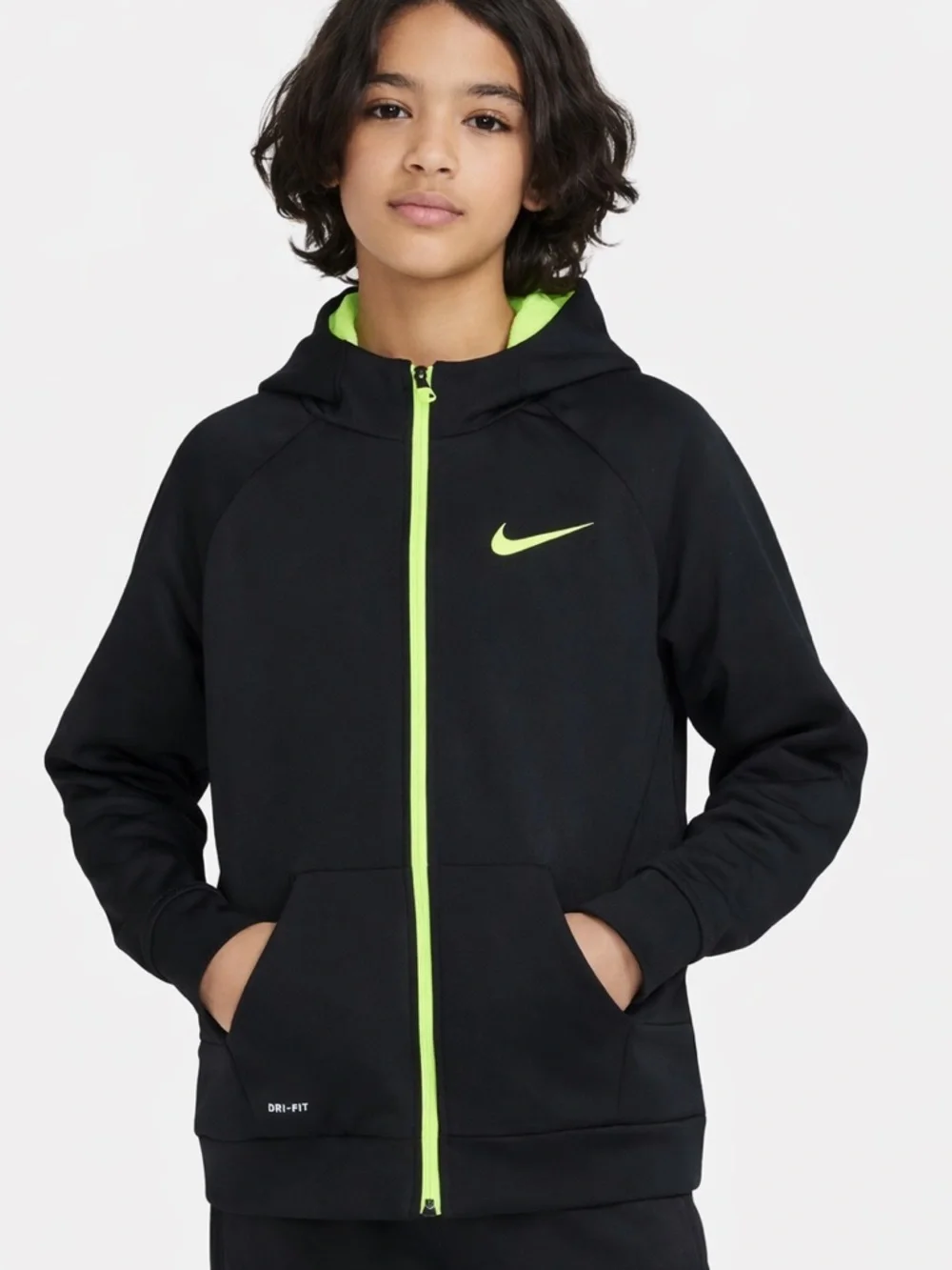 Nike unisex boy girl youth full zip hoodie XL extra large 18/20 drifit